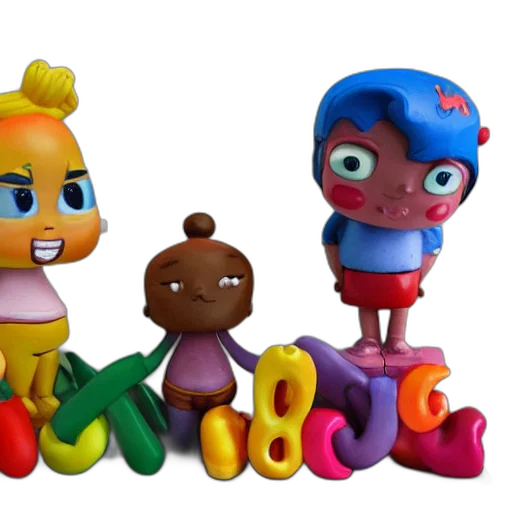 3d render, concept art, cartoon, cutie transparent PNG cut-out