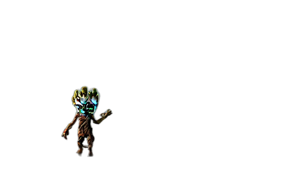 creature, robot, staff, mask transparent PNG cut-out