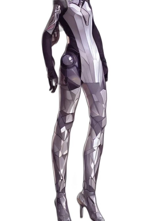 robot, dress, staff, weapon transparent PNG cut-out