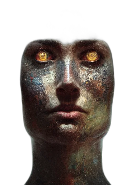 mask, face, jewelry, robot transparent PNG cut-out