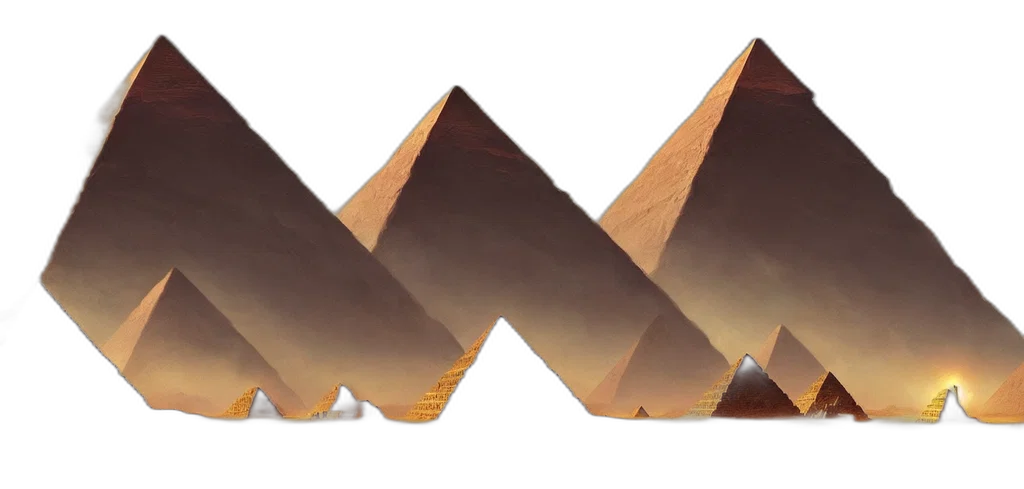 concept art, 3d render, fantasy art, vaporwave, outer space, sunset, earth tones, mystical transparent PNG cut-out