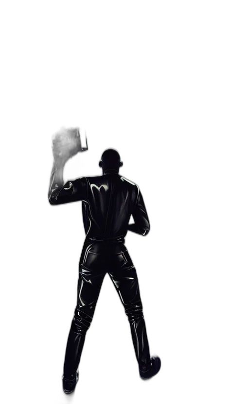 jacket, staff, robot, mask transparent PNG cut-out