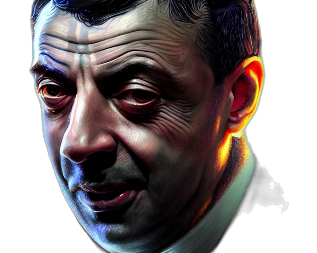 face, photorealistic, concept art, cartoon transparent PNG cut-out