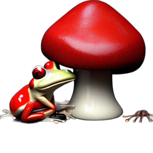 hat, animal, food, crown, 3d render, concept art, photorealistic, forest transparent PNG cut-out