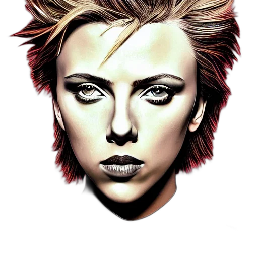 face, jewelry, mask, hair transparent PNG cut-out