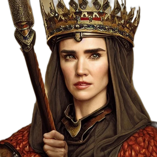 crown, sword, staff, face transparent PNG cut-out