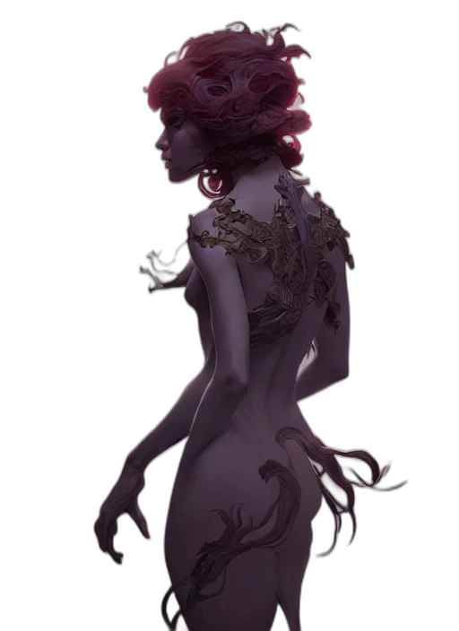 dress, crown, creature, mask transparent PNG cut-out