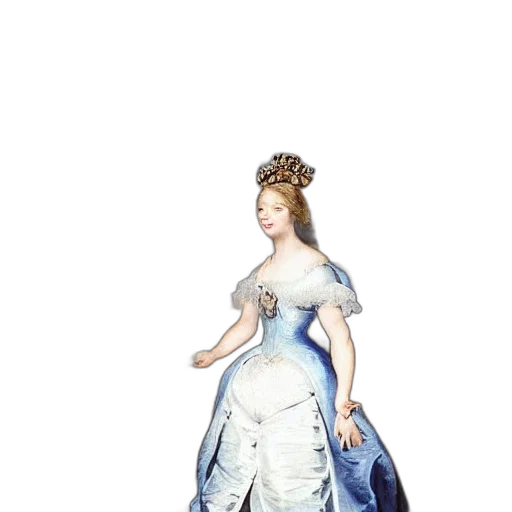 dress, crown, staff, jewelry transparent PNG cut-out