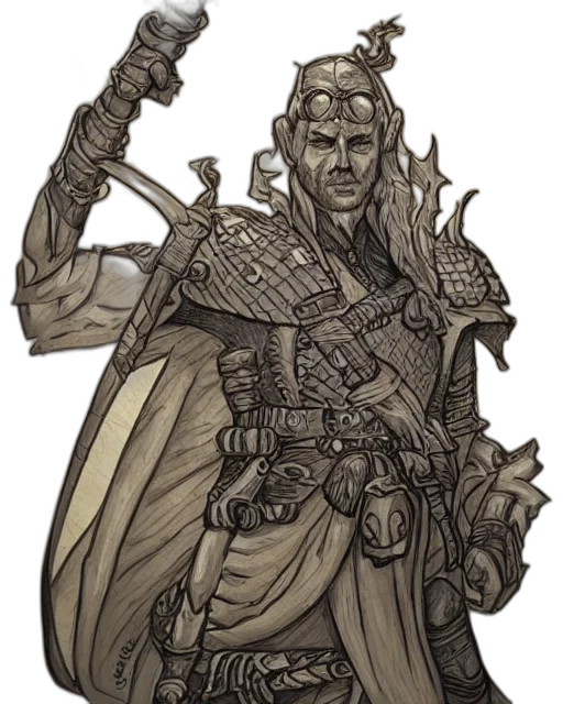 sword, staff, fantasy art, concept art transparent PNG cut-out
