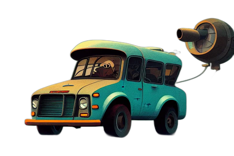 weapon, car, staff, concept art transparent PNG cut-out