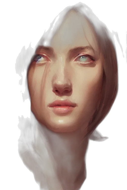 face, mask, robot, creature, photorealistic, concept art, fantasy art, oil painting transparent PNG cut-out