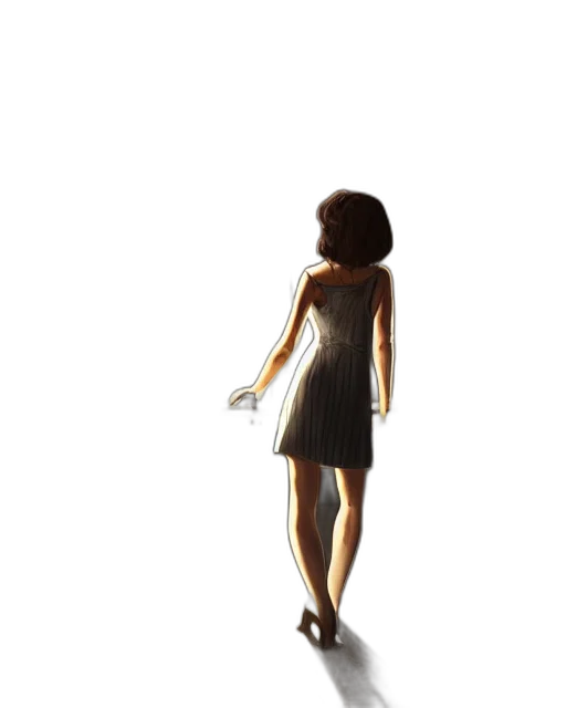 dress, staff, jewelry, robot transparent PNG cut-out