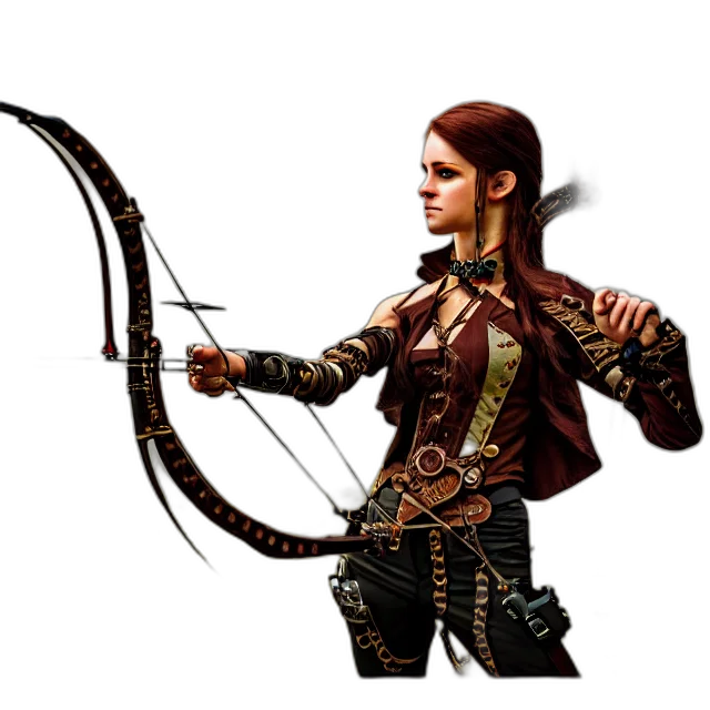 staff, weapon, sword, concept art, fantasy art, comic book art, 3d render, steampunk transparent PNG cut-out