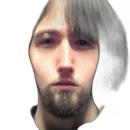 face, hair, mask, creature transparent PNG cut-out