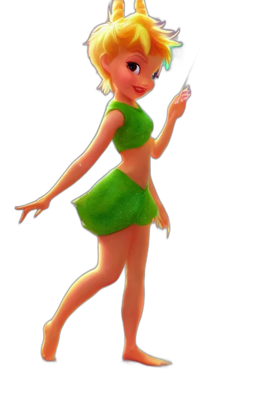 dress, staff, 3d render, concept art transparent PNG cut-out
