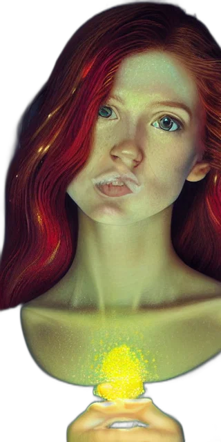 face, hair, mask, jewelry, photorealistic, 3d render, oil painting, fantasy art transparent PNG cut-out