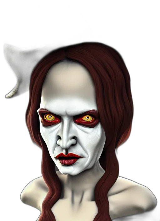 mask, face, creature, staff transparent PNG cut-out