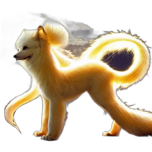 dragon, creature, animal, staff, concept art, fantasy art, 3d render, watercolor transparent PNG cut-out