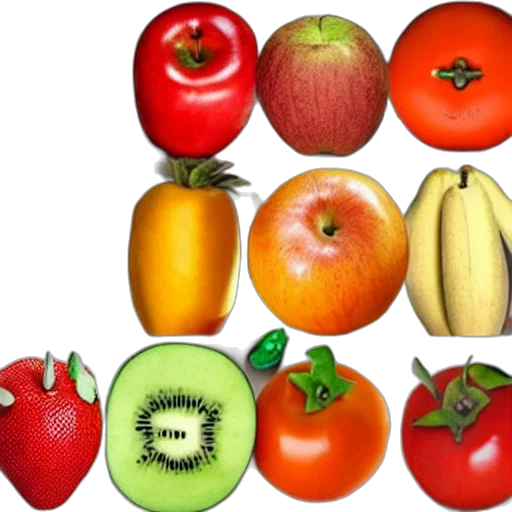 food, crown, photorealistic, 3d render transparent PNG cut-out