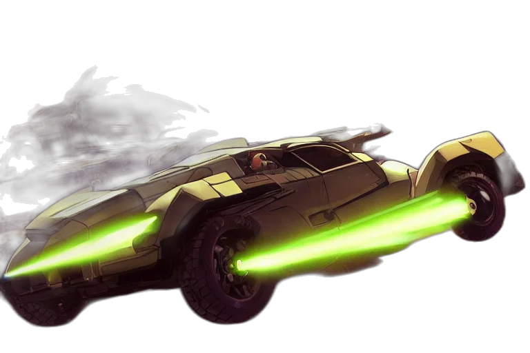 car, weapon, concept art, cyberpunk transparent PNG cut-out