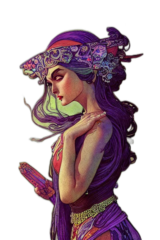dress, crown, mask, jewelry transparent PNG cut-out