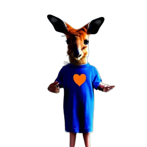 dress, animal, staff, creature transparent PNG cut-out