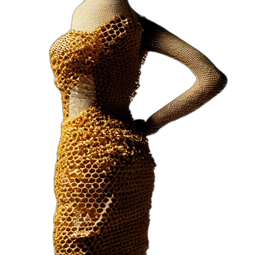 dress, jewelry, hat, jacket, 3d render, concept art, photorealistic, pixel art transparent PNG cut-out