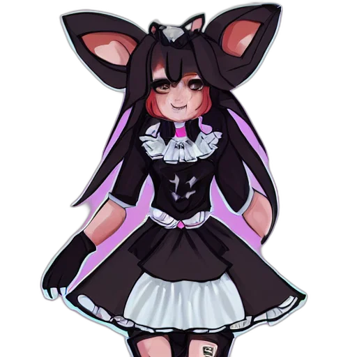 staff, creature, anime, pixel art transparent PNG cut-out