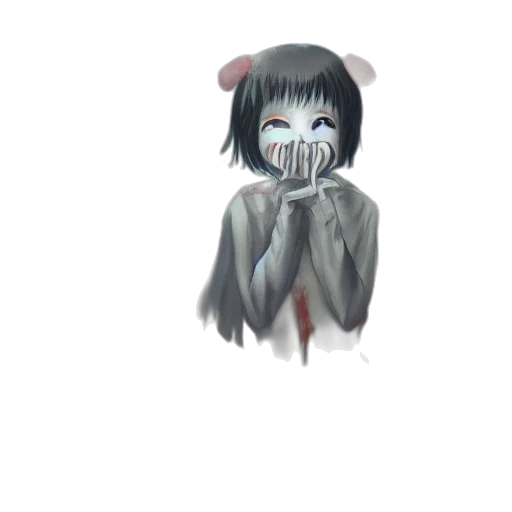 creature, mask, staff, face, pixel art, anime, concept art, 3d render transparent PNG cut-out