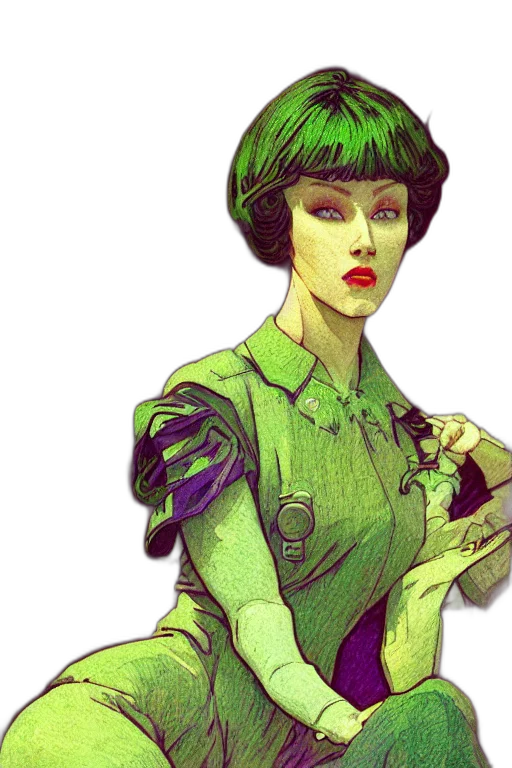 robot, comic book art, concept art, cyberpunk transparent PNG cut-out