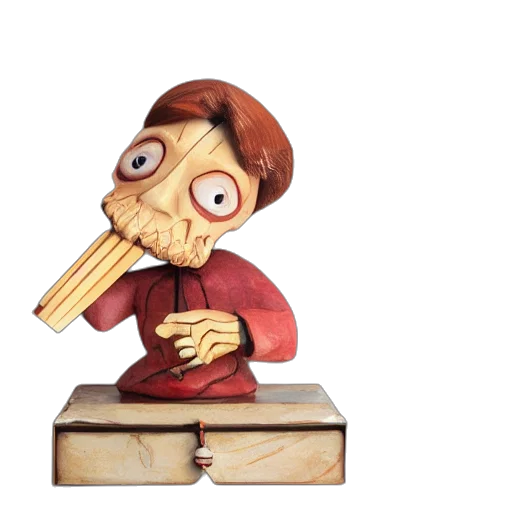 3d render, concept art, cartoon, occult transparent PNG cut-out