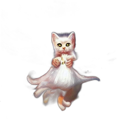 dress, staff, creature, animal, concept art, fantasy art, pixel art, 3d render transparent PNG cut-out