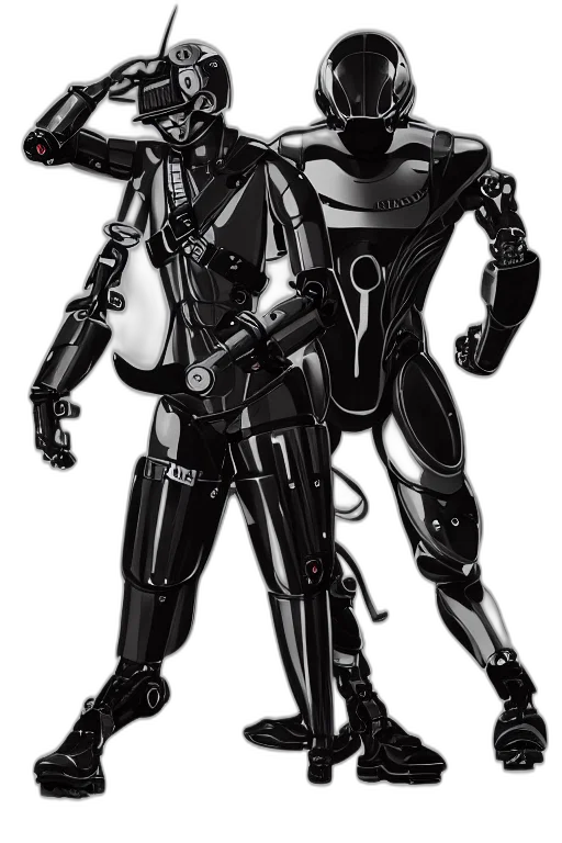 robot, cyberpunk, concept art, comic book art transparent PNG cut-out