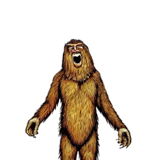 creature, animal, staff, jacket transparent PNG cut-out