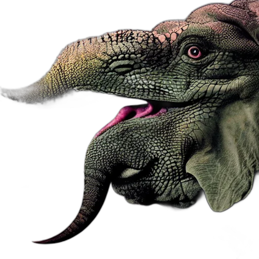 dragon, creature, animal, concept art, 3d render, photorealistic, fantasy art, profile transparent PNG cut-out