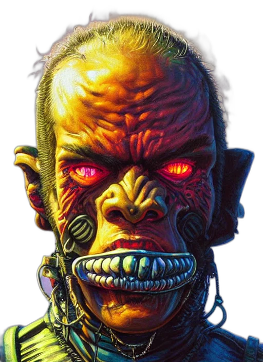 face, mask, creature, robot transparent PNG cut-out