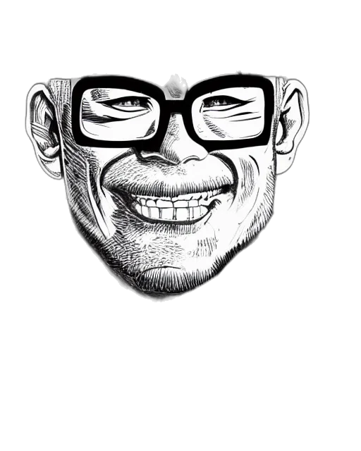 face, mask, cartoon, pencil sketch transparent PNG cut-out