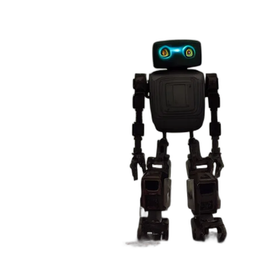 robot, 3d render, very, big transparent PNG cut-out