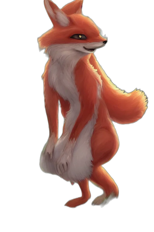 animal, staff, creature, jacket, concept art, watercolor, 3d render, fantasy art transparent PNG cut-out