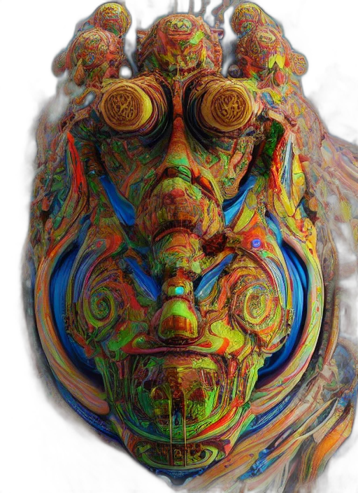 mask, face, creature, animal transparent PNG cut-out