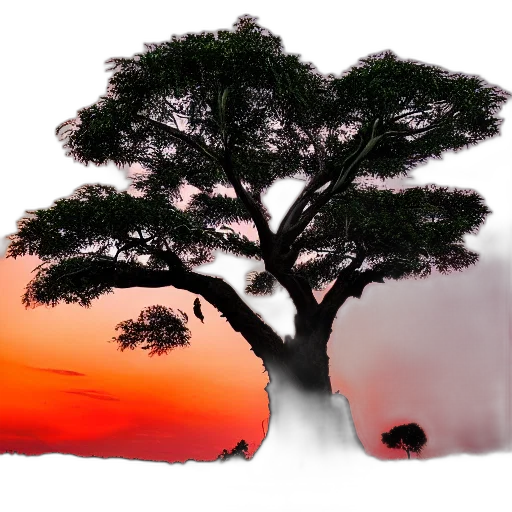 tree, crown, hair, animal transparent PNG cut-out
