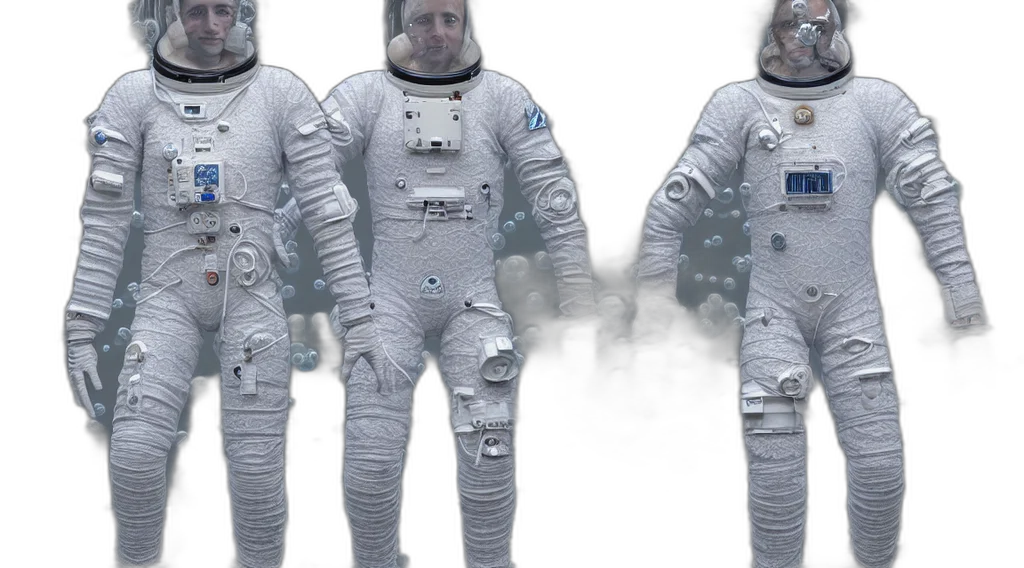jacket, concept art, 3d render, outer space transparent PNG cut-out