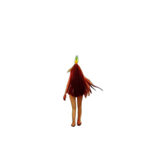 hair, hat, creature, animal, 3d render, concept art, pixel art, photorealistic transparent PNG cut-out
