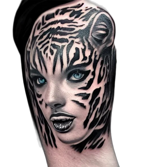 face, animal, jewelry, mask, photorealistic, fantasy art, comic book art, cyberpunk transparent PNG cut-out