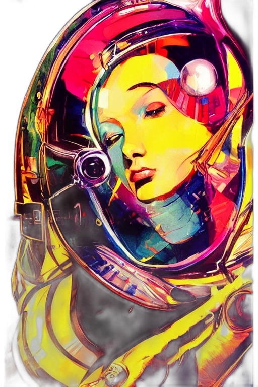 robot, face, mask, jacket, cyberpunk, comic book art, concept art, fantasy art transparent PNG cut-out