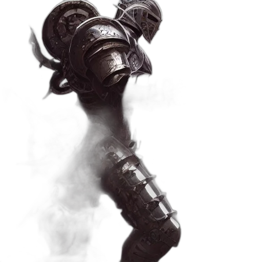 robot, weapon, sword, mask, concept art, photorealistic, fantasy art, comic book art transparent PNG cut-out
