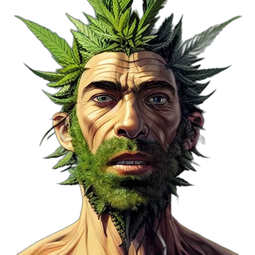 face, mask, creature, staff transparent PNG cut-out