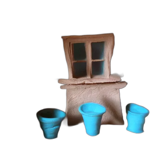furniture, building, 3d render, concept art transparent PNG cut-out