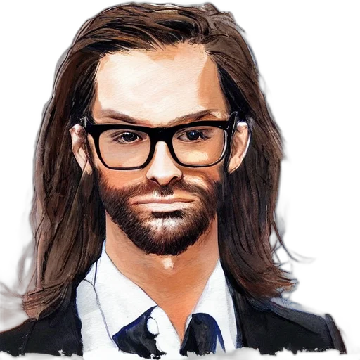 hair, cartoon, photorealistic, fantasy art transparent PNG cut-out