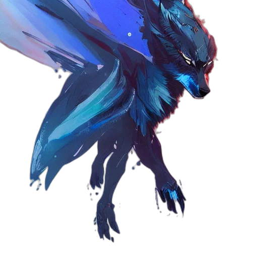 dragon, creature, animal, staff transparent PNG cut-out